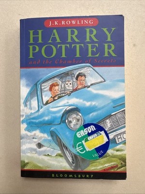 J.K. ROWLING BOOK HARRY POTTER AND THE CHAMBER OF SECRETS BY BLOOMSBURY, C.1998