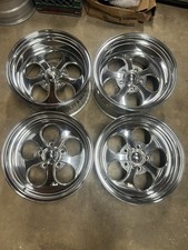 (2) 17x8 & (2) 17x10 Boyd Starburst Rims 5x5 Pattern Polished Very Nice Finish