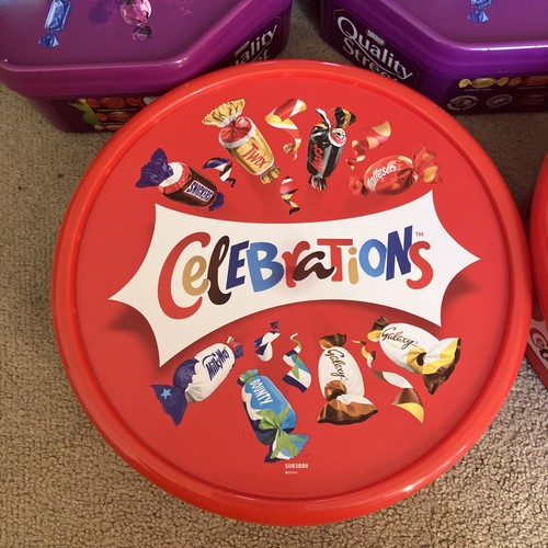 8 X Empty Plastic Chocolate Storage Tubs Roses Heroes Celebrations Arts Crafts - 第 7/8 張圖片