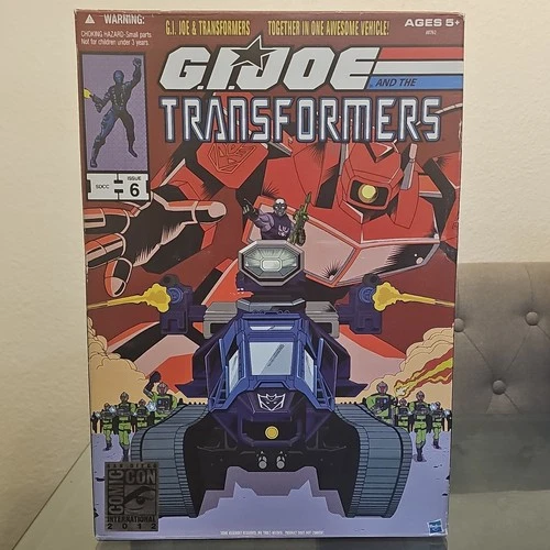 Hasbro G.I. Joe Transformers Shockwave H.I.S.S. Tank Action Figure Set SDCC 2012