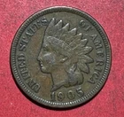 1905 US Indian Head Cent! Choice VF! Old US Coin!