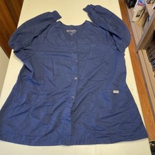 Navy Blue Greys Anatomy Lab Coat Good Condition Size 2XL