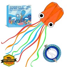 Kaiciuss Octopus Kite for Kids and Adults, Easy Fly Beach Kite