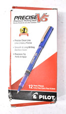 Pilot Precise V5 Premium Rolling Ball Pens Blue Ink .5mm Tip Stick Liquid Ink
