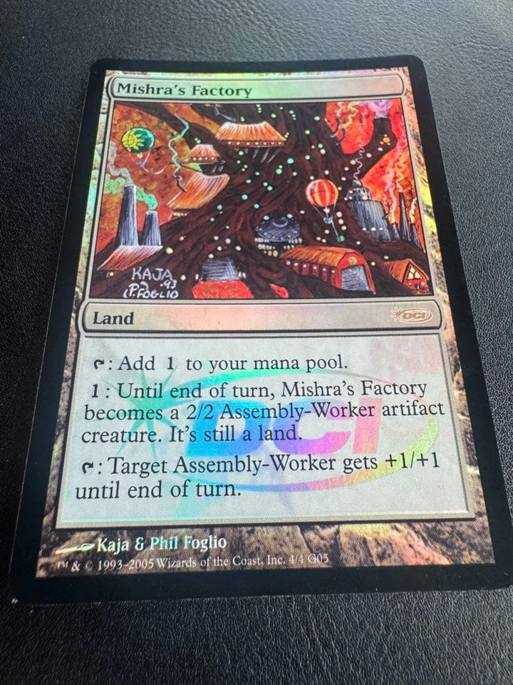 Mishras Factory Magic The Gathering MTG Foil Judge Reward - Image 2 of 3