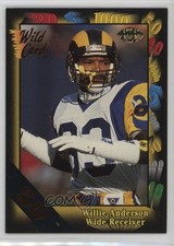 1991 Wild Card 50 Stripe Willie Flipper Anderson Willie Anderson #150 12bz