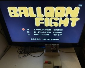 Balloon Fight 5-Screw CART ONLY (Nintendo, NES 1986) Tested Combine Shipping🔥
