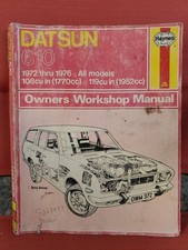 Datsun 610 1972 - 1976 Shop Repair Manual Wiring Diagrams Engine Guide Diy Datsun 610 1972 - 1976 Shop Repair Manual Wiring Diagrams Engine Guide Diy
