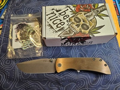 McNees PM Mac 2 3.5'' - Smooth Brz Atomic Anodized Titanium - Stonewashed Blade