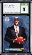 1992-93 UD #2 ALONZO MOURNING CSG 8