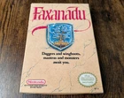 oval seal rpg Faxanadu complete in box nintendo nes game
