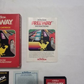 Freeway (Atari 2600, 1981) Complete In Box CIB w/ Manual & Paperwork