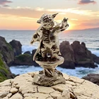 41g .925 Sterling Silver Yoda Sculpture – Handcrafted Jedi Master Statue