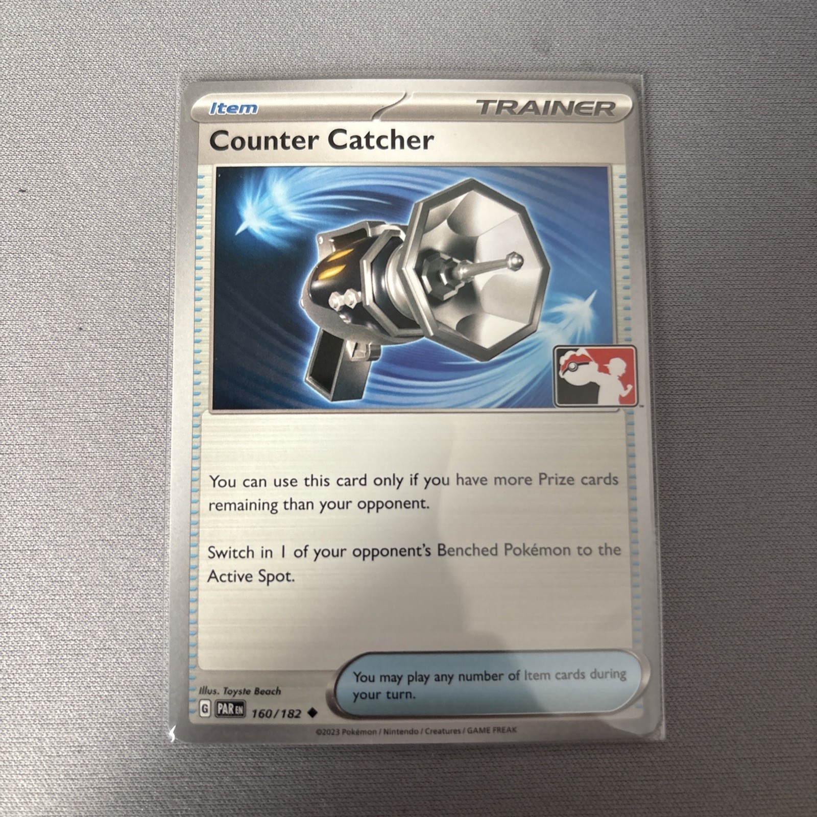 Pokemon Card Counter Catcher Non-Holo Prize Pack Series 5 (160) Paradox Rift NM