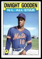 Dwight Gooden 1986 Topps #709 New York Mets MLB READ FREE SHIPPING AutographDen