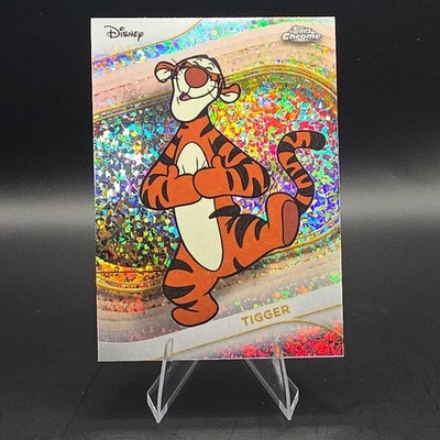 2025 Topps Chrome Tigger #142 Mini Diamond Refractor Winnie The Pooh