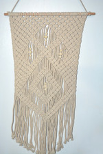 14" wide Macrame Wall Hanging 20" long plus fringe