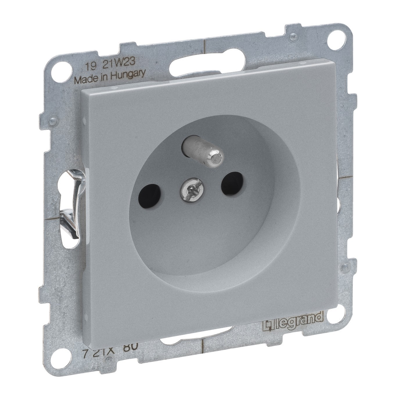 2P+Z Aluminium Single Socket 16A 250V Terminals SUNO 721380