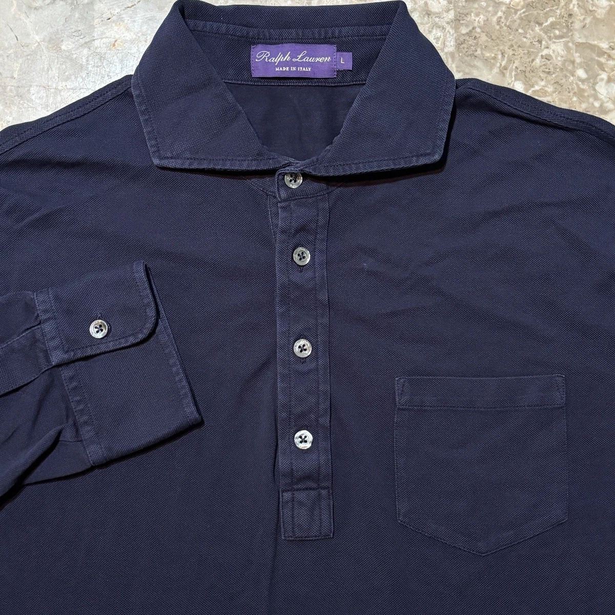 Ralph Lauren Purple Label Men's Long Sleeve Blue Shirts for sale