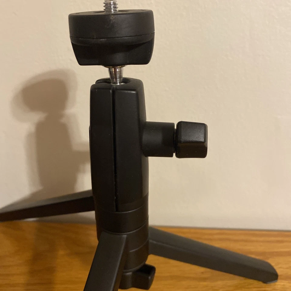 Polaroid Table Top Tripod w / Pivoting Ball Head Black Compact for Travel, Pack - Image 4 of 4
