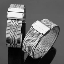 Stainless Steel Watch Band Wrist Strap Metal Bracelet Replace 20 22mm Watchband