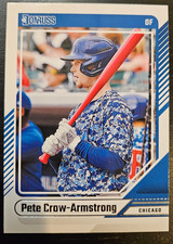 Pete Crow-Armstrong 2024 Donruss #85 Chicago Cubs Baseball Card