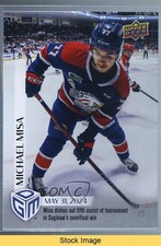 2024 Upper Deck All-Sports Game Dated Moments CHL Michael Misa #CHL-3 READ 0yp1