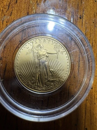 2018 American Eagle Gold Coin 1/10 oz .9167 Fine $5 Business Strike