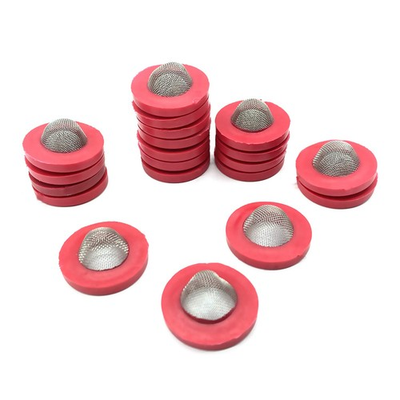 #ad 20 Pcs Stainless Steel Hose Coupling Filter Washers Hose Screen Washers with St $8.93
