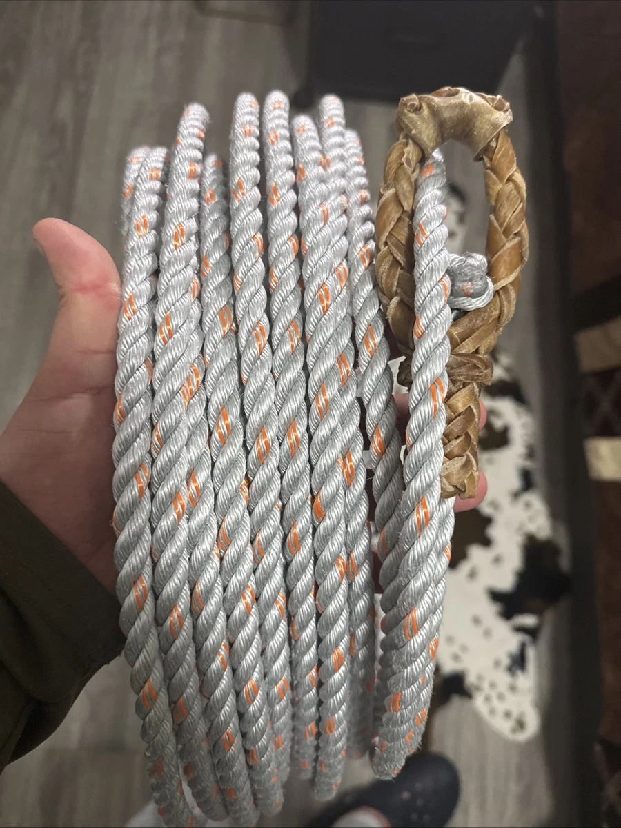 60ft X 7/16 Poly Ranch Rope Leather Honda | eBay
