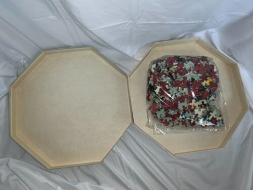 ‘70 Springbok Octagonal Jigsaw Puzzle PENGUINS Octagonal COMPLETE Okta Peterson - Picture 7 of 13