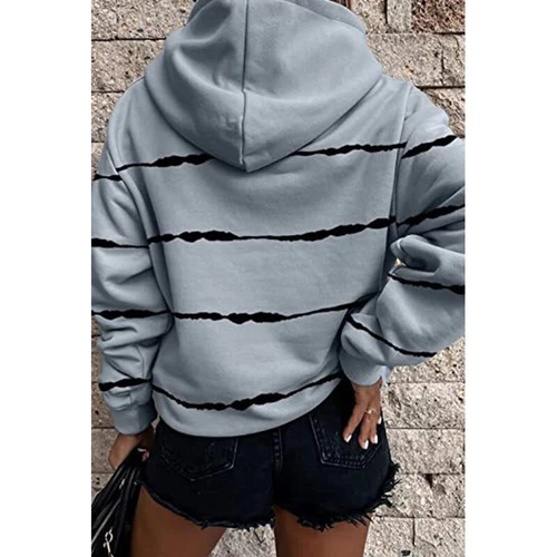 Ladies Loose Fit Long Sleeve Pullover Women Fall Warm With Pocket Hooded Tops - Picture 78 of 80