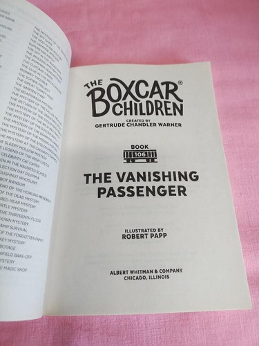 The Boxcar Children Book #106 The Vanishing Passenger - Picture 5 of 7