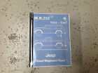 1984 1985 1986 87 Jeep Grand Wagoneer Truck Service Shop Repair Workshop Manual