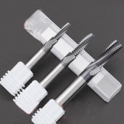 Multi flutes Solid Carbide Thread Cutter end Mill AlCrN Coated From M3 to M24