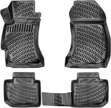 Auto-Fußmatten für Subaru Forester 2007-2012 Wasserdicht 3D Robust Schwarz