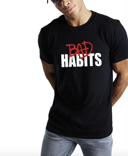Vlone X NAV Bad Habits T - Shirt | eBay