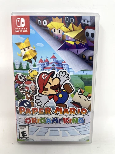 Paper Mario The Origami King Nintendo Switch [CIB, Very Good Condition] VG