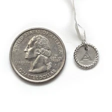 DAVID YURMAN Cable Collectibles 18K White Gold Initial "A" Diamond Enhancer New