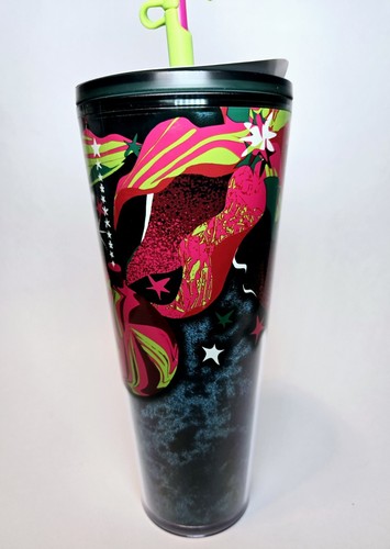 Nuevo vaso Starbucks Holiday 2023 Navidad lazo cinta y adornos pajita - Imagen 4 de 11