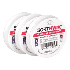 Lee Sortkwik Fingertip Moistener 50 Recycled Pink 0.63 Oz Pack of 3