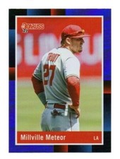 2022 Donruss Variations Holo Purple Mike Trout