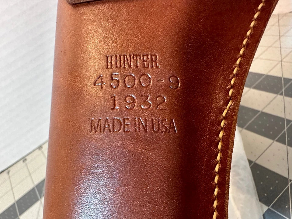 Hunter Company 4500 OWB Holster RH for SINGLE ACTION REVOLVERS w/ BBL 5.5 - 6.5" - Image 4 of 4