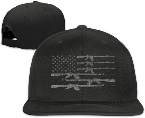 American Flag with Machine Guns 2A Flag 