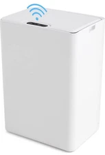 TrashAid Touchless Bathroom Trash Can With Lid , 4.0 Gallon Motion Sensor Automa