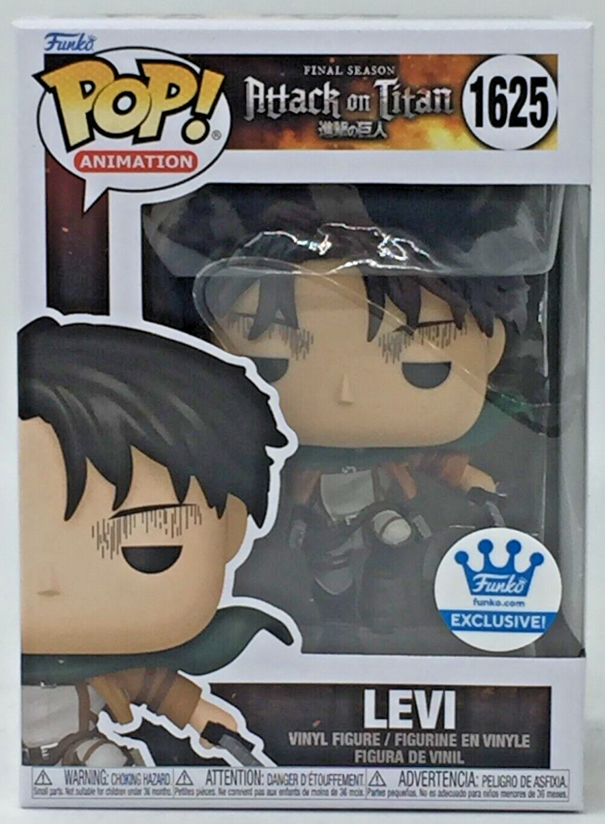 Funko Pop! Animation Attack on Titan Levi #1625 Funko Ex with Pop