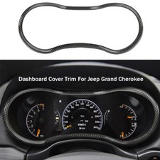 Carbon Fiber Dashboard Decor Cover Frame Trim For Jeep Grand Cherokee 2014-2020 Carbon Fiber Dashboard Decor Cover Frame Trim For Jeep Grand Cherokee 2014-2020