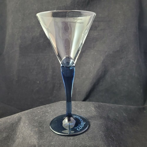 House of Courvoisier Cognac CV Cocktail gambo blu Martini vetro brandy snifter - Foto 6 di 8
