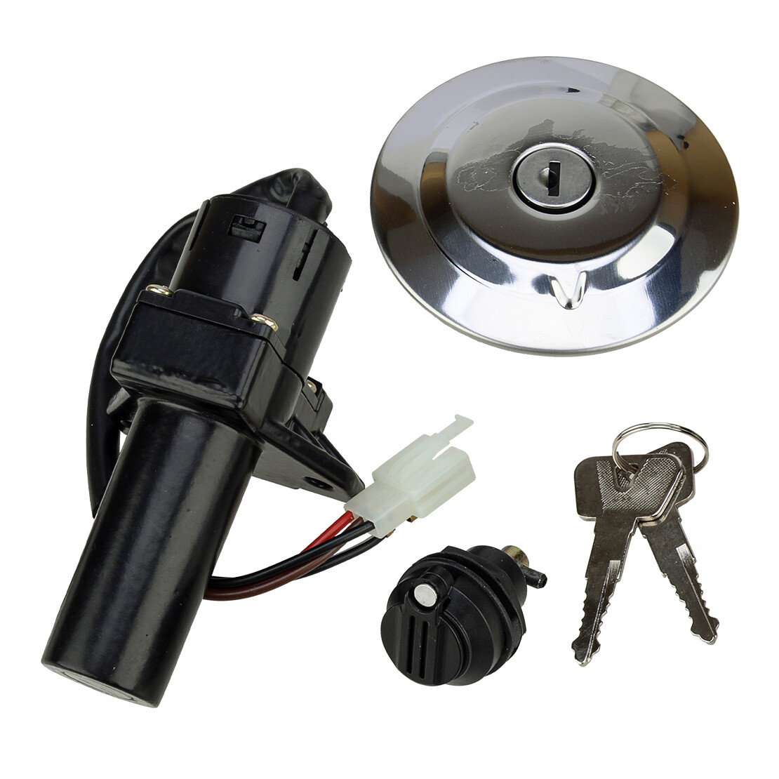 Ignition Switch Gas Cap Lock Keys Set Fits For Yamaha XT225 TW200 XT600