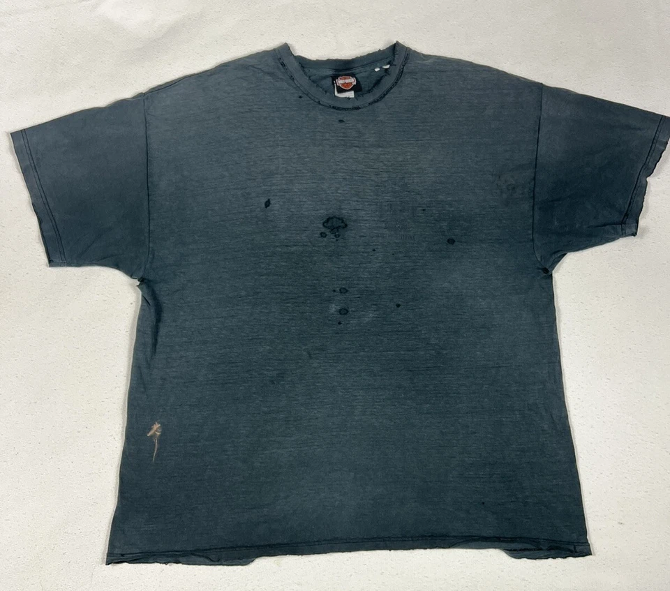 American HD North Tonawanda NY Vintage Harley-Davidson Camiseta Camiseta Hombre’s 3XL Foto 4 de 4